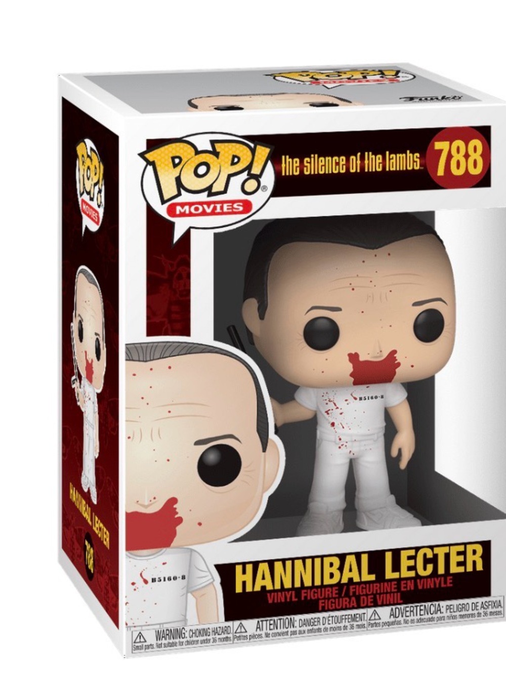 Funko Hannibal Lecter  silence of the lambs Pop! Figure – White and Red